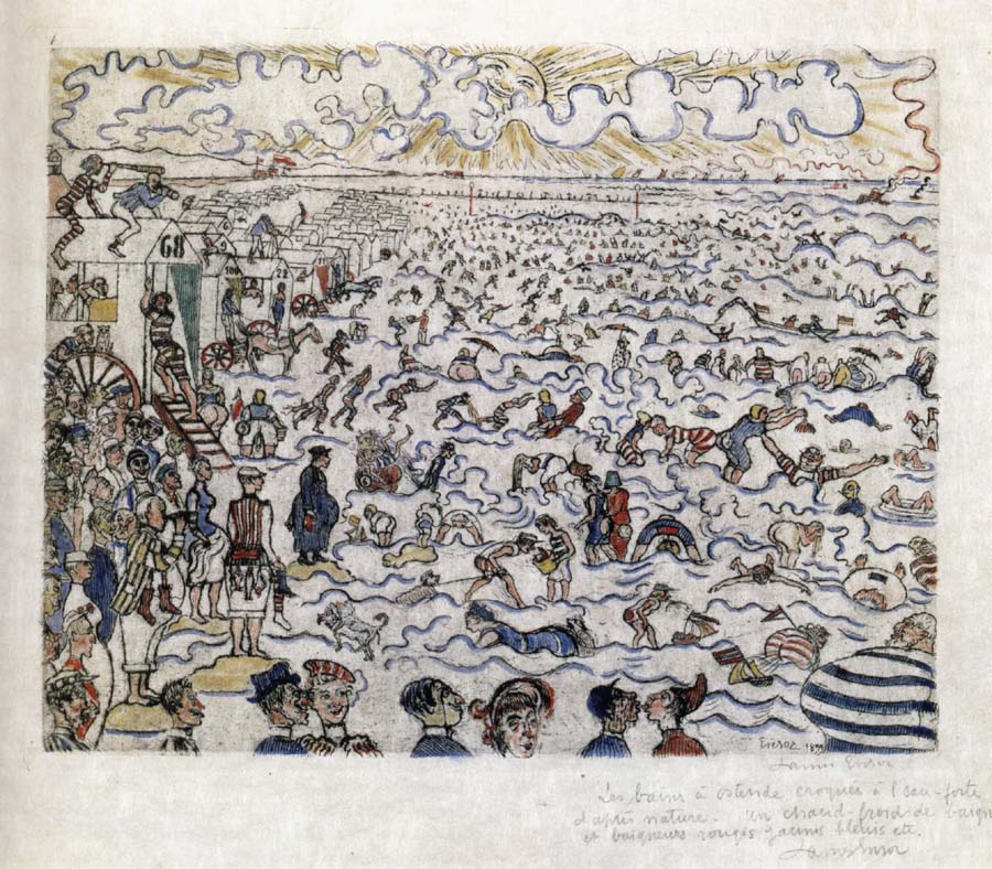 James Ensor The Baths of Ostend